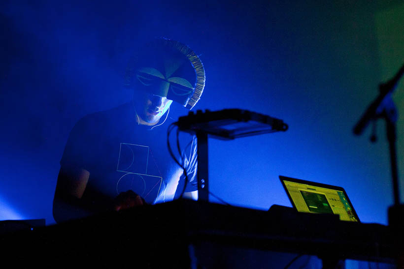 SBTRKT live at the Ancienne Belgique in Brussels, Belgium on 11 October 2011