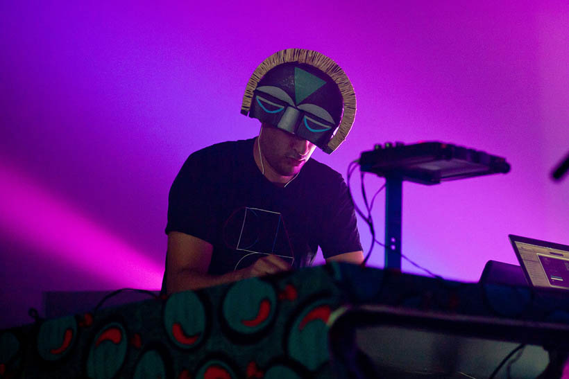 SBTRKT live at the Ancienne Belgique in Brussels, Belgium on 11 October 2011