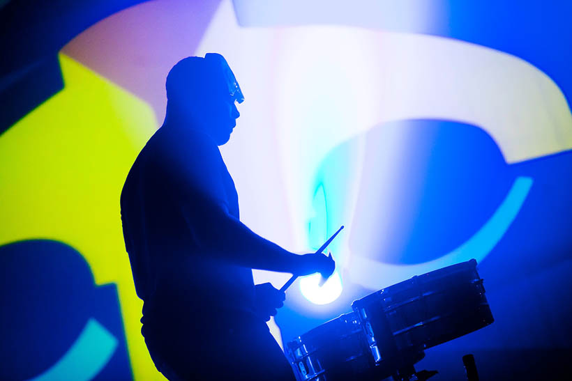 SBTRKT live at the Ancienne Belgique in Brussels, Belgium on 11 October 2011