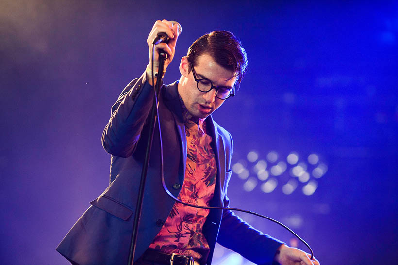 Spector live at Dour Festival in Belgium on 14 July 2012