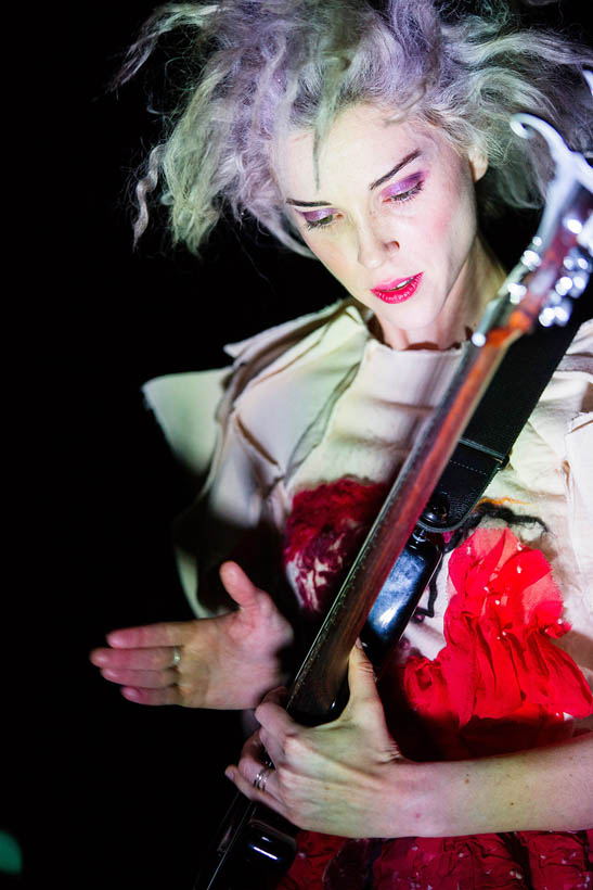 St Vincent live at the Ancienne Belgique in Brussels, Belgium on 17 February 2014