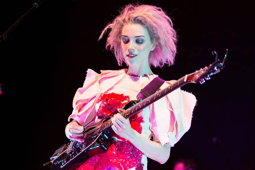 St Vincent live at the Ancienne Belgique in Brussels, Belgium on 17 February 2014