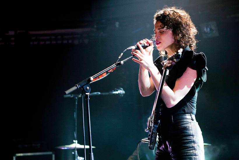 St Vincent live at the Rotonde at the Botanique in Brussels, Belgium on 28 February 2012