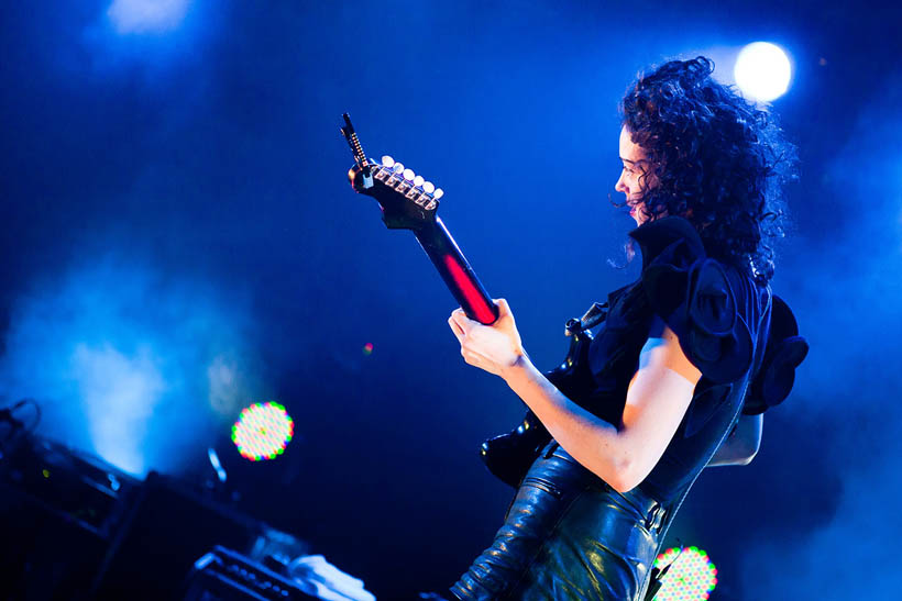 St Vincent live at the Rotonde at the Botanique in Brussels, Belgium on 28 February 2012