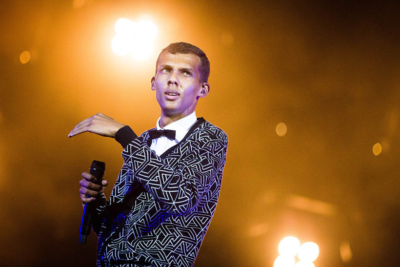 Stromae live at Rock Werchter Festival in Belgium on 7 July 2014