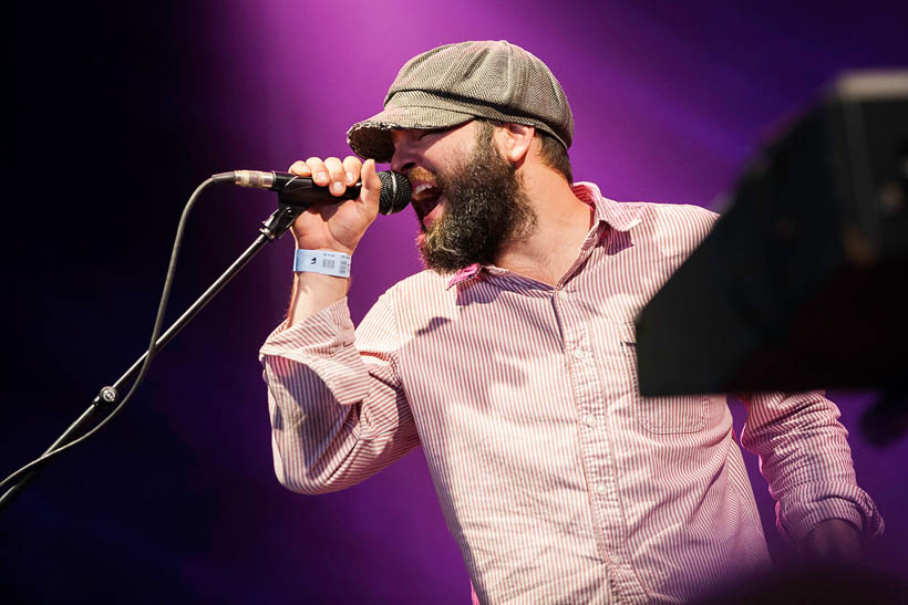 The Black Angels live at Rock Werchter Festival in Belgium on 4 July 2013