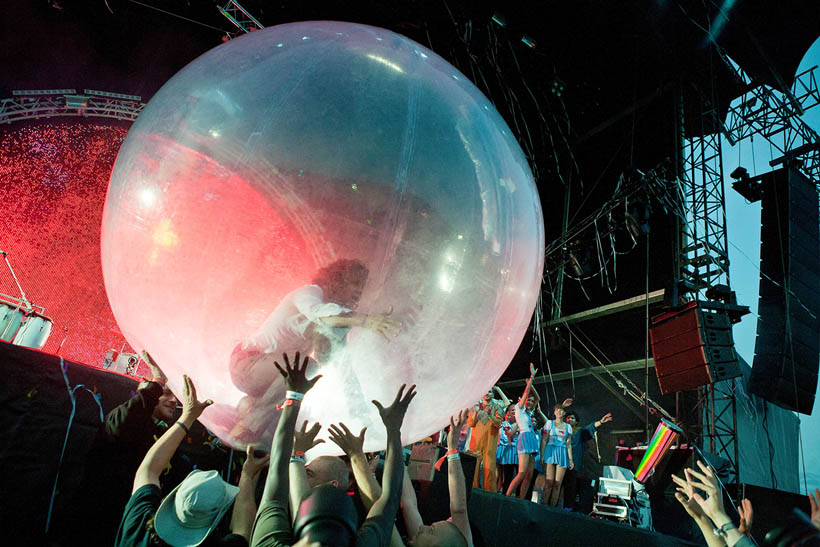 The Flaming Lips live at Dour Festival in Belgium on 15 July 2012