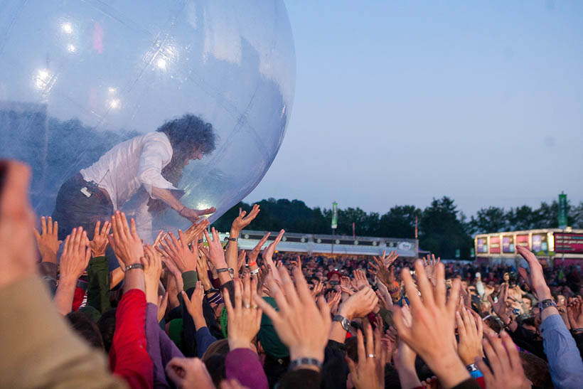 The Flaming Lips live at Dour Festival in Belgium on 15 July 2012