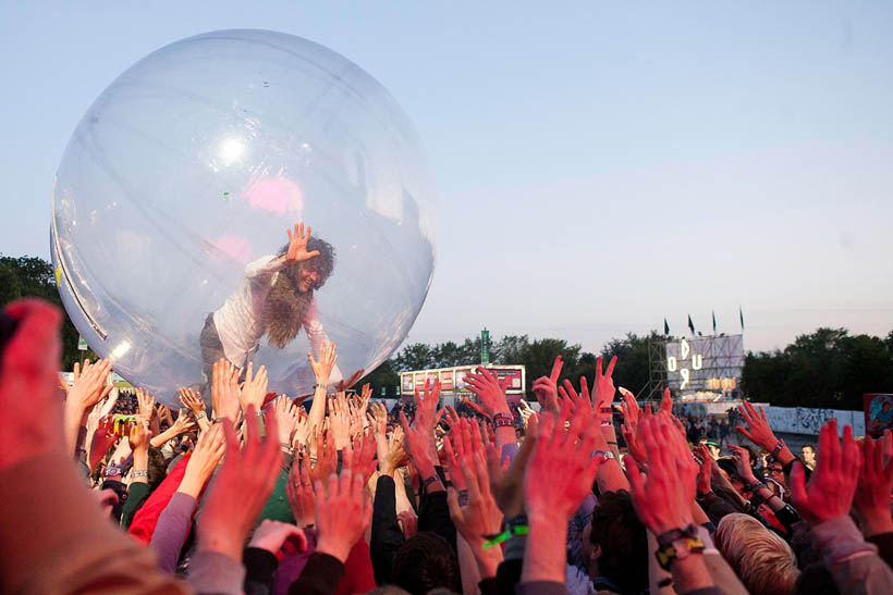 The Flaming Lips live at Dour Festival in Belgium on 15 July 2012