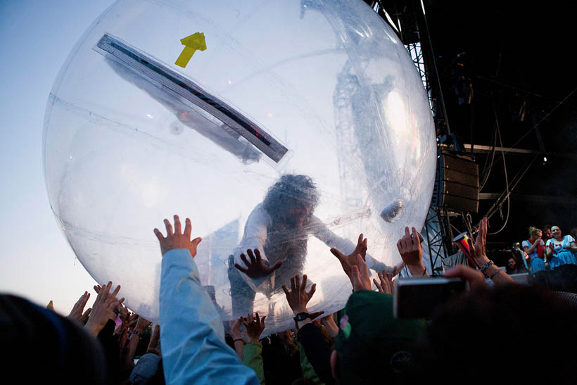 The Flaming Lips live at Dour Festival in Belgium on 15 July 2012