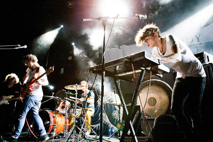 The Funeral Suits live at the Orangerie at the Botanique in Brussels, Belgium on 25 October 2011