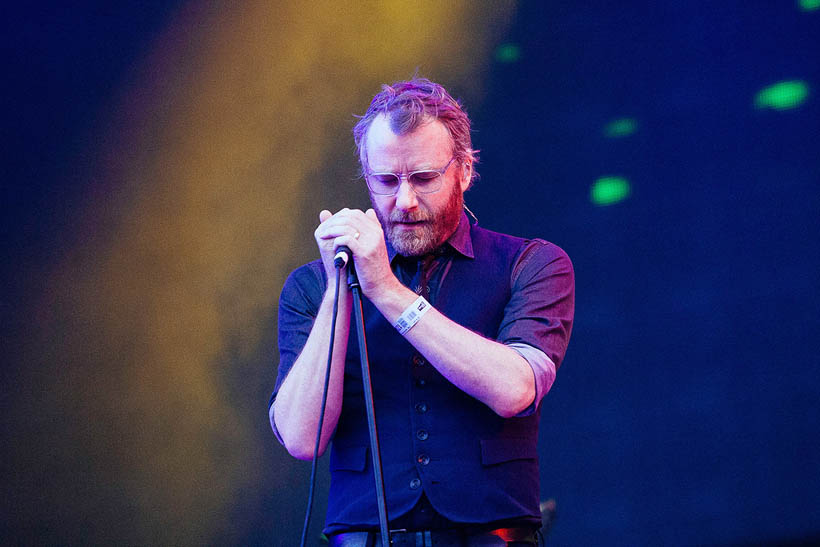 The National live op Rock Werchter Festival in België op 4 juli 2013