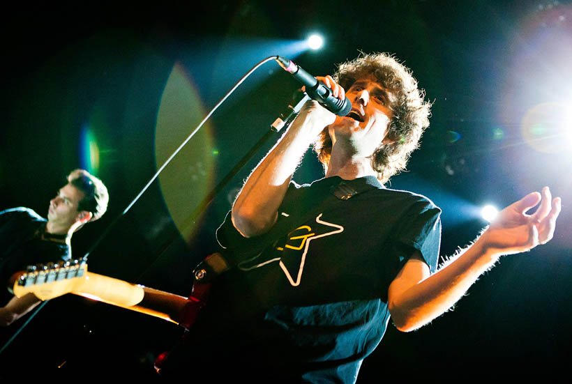 The Rapture live at the Orangerie at the Botanique in Brussels, Belgium on 14 November 2011