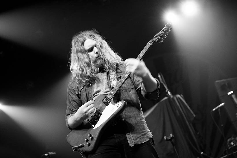 The Sheepdogs live in de Ancienne Belgique in Brussel, België op 3 mei 2012