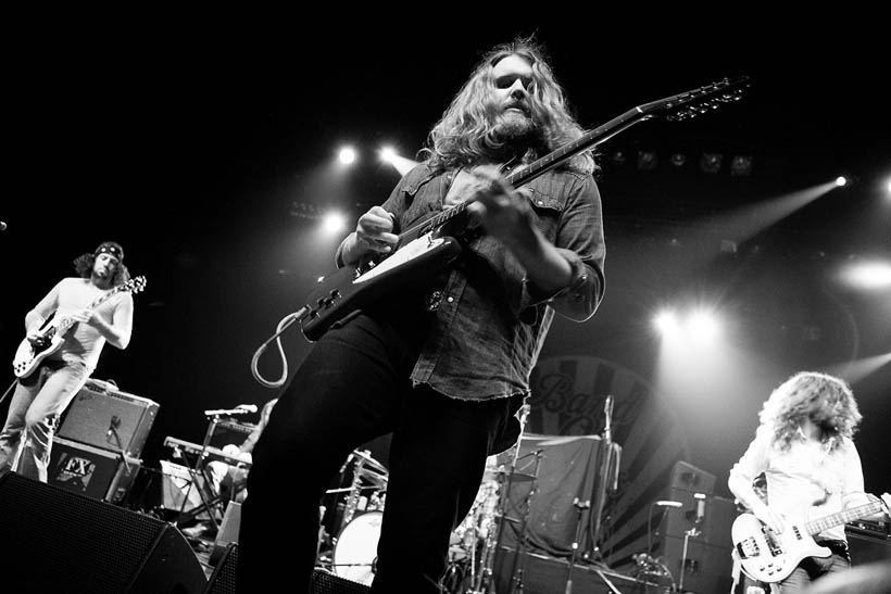 The Sheepdogs live in de Ancienne Belgique in Brussel, België op 3 mei 2012