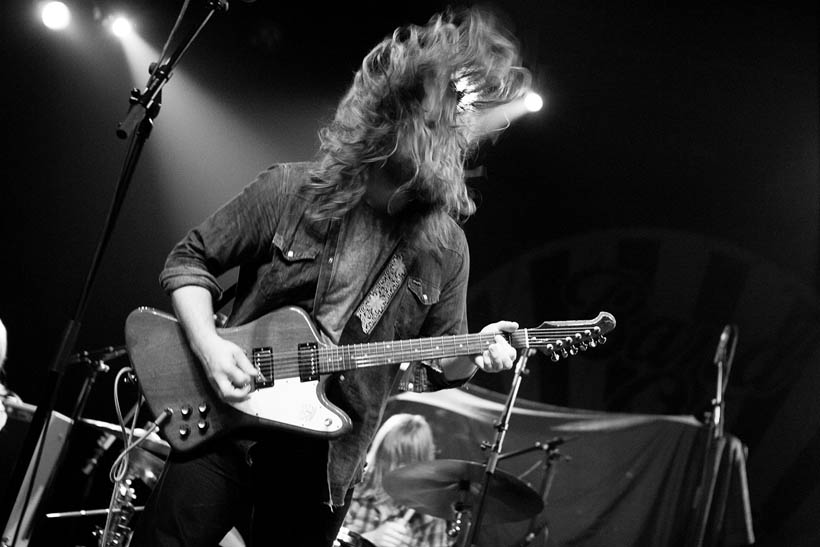 The Sheepdogs live in de Ancienne Belgique in Brussel, België op 3 mei 2012