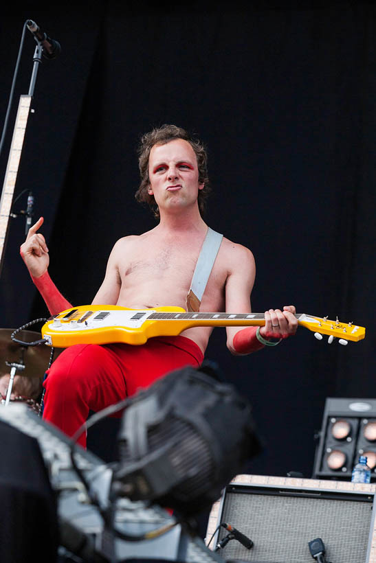 The Van Jets live at Rock Werchter Festival in Belgium on 6 July 2013