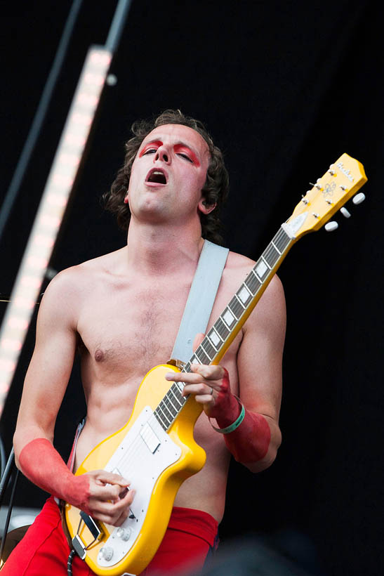 The Van Jets live at Rock Werchter Festival in Belgium on 6 July 2013