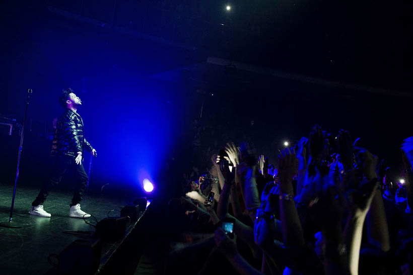 The Weeknd live at Cirque Royal in Brussels, Belgium on 14 March 2013