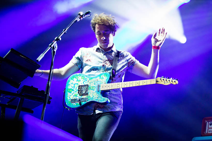 The Wombats live at Rock Werchter Festival in Belgium on 3 July 2014