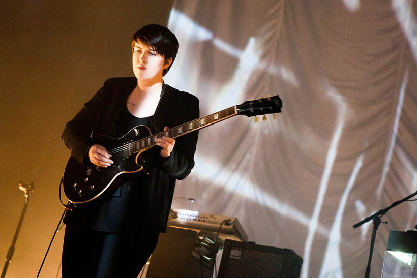 The xx live at the Lotto Arena in Antwerp, Belgium on 21 November 2012