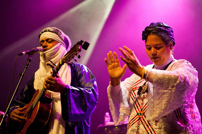 Tinariwen live at the Ancienne Belgique in Brussels, Belgium on 19 October 2011