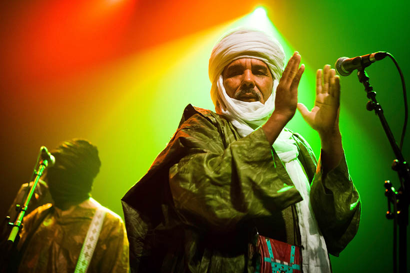 Tinariwen live at the Ancienne Belgique in Brussels, Belgium on 19 October 2011