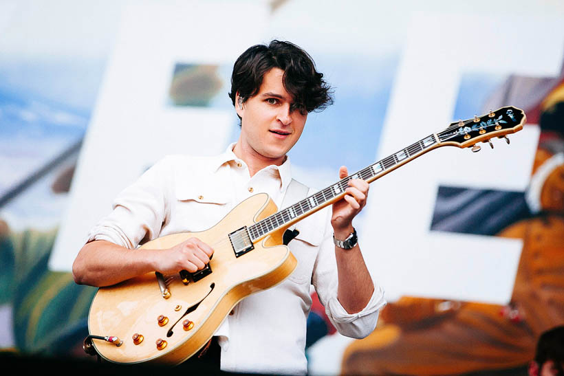 Vampire Weekend live at Rock Werchter Festival in Belgium on 4 July 2013