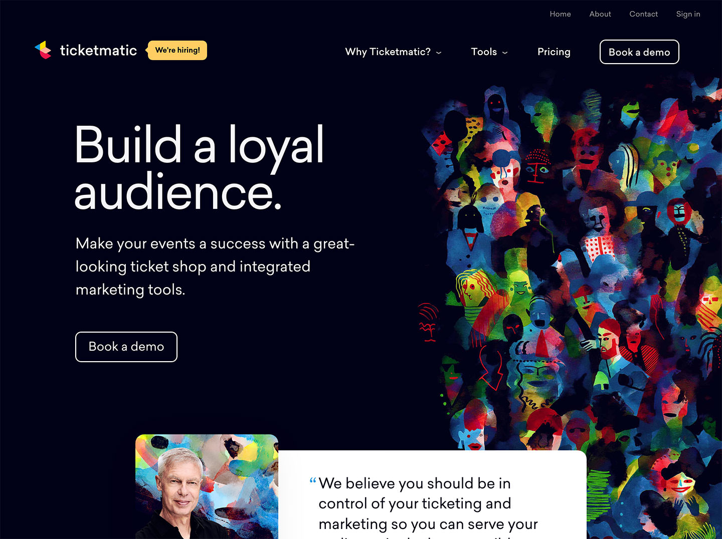 Ticketmatic - Development of Website